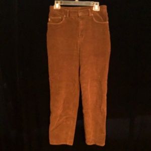Ralph Lauren Brown Corduroy Pant, Size 8